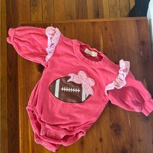Pink Football Bodysuit for Kids